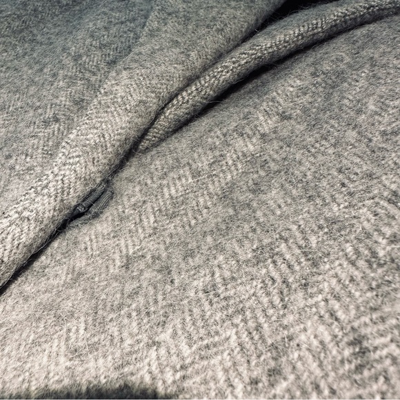 RAG & BONE wool herringbone coat / grey / size 8 - Picture 6 of 15